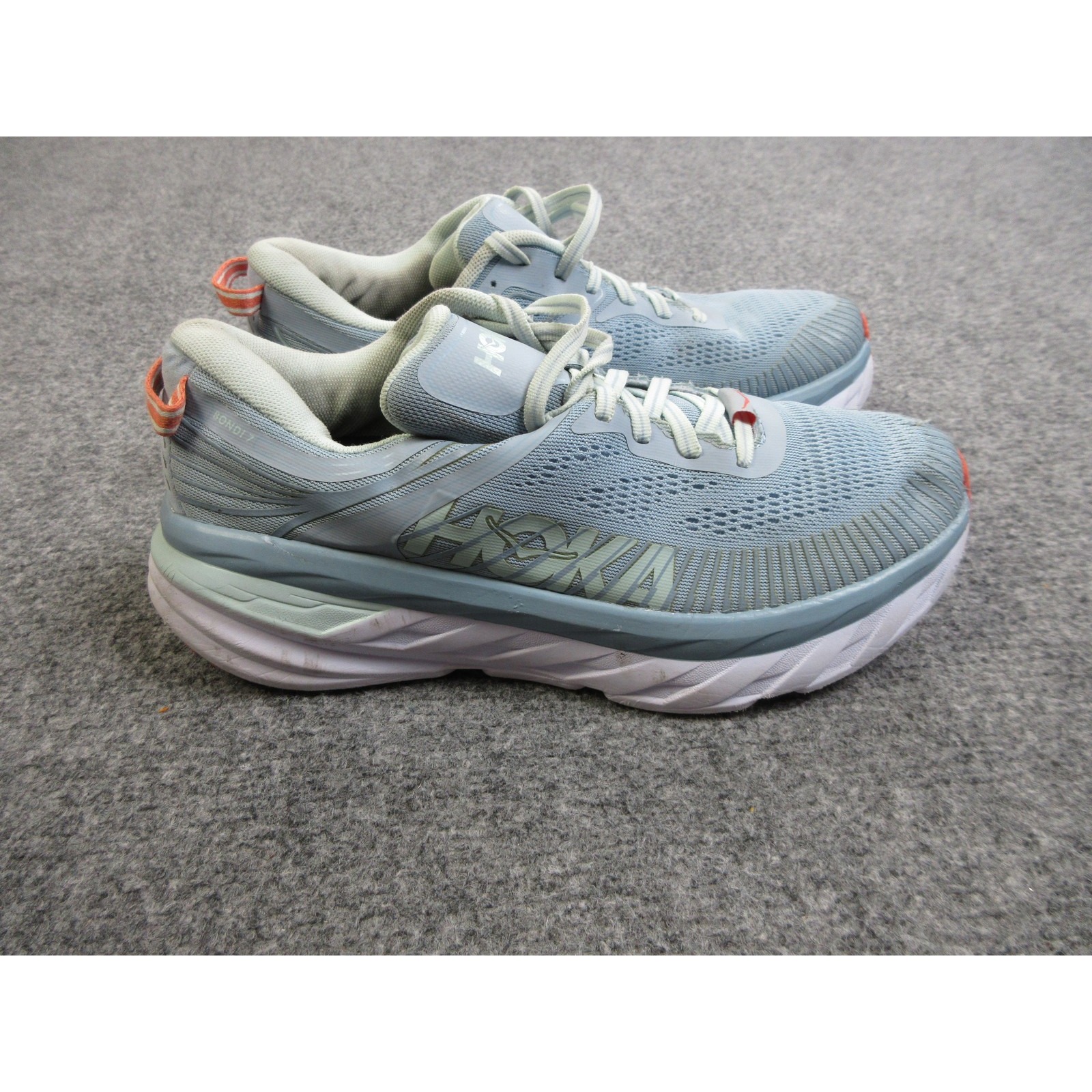 Hoka One One Bondi 7 Shoes Womens Size 9.5 Running Athletic Bfbg 1110519